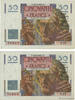 FRANCE 50 Francs LE VERRIER Consécutifs FRANCE 50 Francs LE VERRIER Consécutifs 1947 XF -