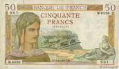 FRANCE 50 Francs CÉRÈS modifié FRANCE 50 Francs CÉRÈS modifié 1937 F -