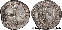 FRANCE Quart d'écu de Navarre NAVARRE-BEARN - HENRY III Saint-Palais 1587 (29mm, 9,43g, 7h) -