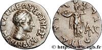 Hellenistic 2 (188 BC to 30 BC) Drachme bilingue BACTRIA - BACTRIAN KINGDOM - MENANDER I SOTER c. 160-155 AC. (16,5mm, 2,47g, 11h) -