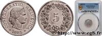SWITZERLAND 5 Centimes (Rappen) SWITZERLAND Berne 1885 (17mm, 2,00g, 12h) -