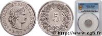 SWITZERLAND 5 Centimes (Rappen) SWITZERLAND Berne 1893 (17mm, 2g, 12h) -
