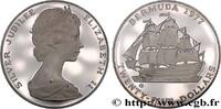 BERMUDA 25 Dollars Jubilé d’argent BERMUDA 1977 (49,85mm, 54,97g, 6h) -