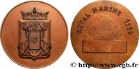 FRANCE Médaille, 60e Régiment d’Infanterie, Royal Marine ARMÉES n.d. (56,5mm, 86,73g, 12h) -