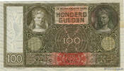 NETHERLANDS 100 Gulden NETHERLANDS 100 Gulden 1942 AU -
