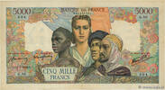 FRANCE 5000 Francs EMPIRE FRANÇAIS FRANCE 5000 Francs EMPIRE FRANÇAIS 1942 VF+ -