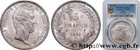 FRANCE 5 francs type Tiolier avec le I, tranche en creux LOUIS-PHILIPPE I Lille 1831 (37mm, 25g, 6h) -