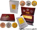 GABON Coffret 100 francs CFA et 2 x 1000 francs CFA (arg GABON 2013 (11mm, 0,5g, 12h) -