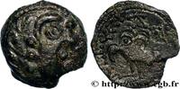 FRANCE Bronze YLLYCCI à l’oiseau, classe VI SENONES (Area of Sens) c. avant 52 AC. (15,5mm, 3,38g, 4h) -
