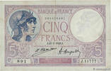 FRANCE 5 Francs FEMME CASQUÉE FRANCE 5 Francs FEMME CASQUÉE 1923 VF -