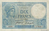 FRANCE 10 Francs MINERVE FRANCE 10 Francs MINERVE 1921 F -