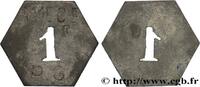 MILITARY JETONS, TOKENS AND COINS 1 Franc Prisonnier de Guerre MILITARY JETONS, TOKENS AND COINS Sedan n.d. (27,5mm, 3,58g, 12h) -