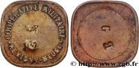 MILITARY JETONS, TOKENS AND COINS 50 centimes Coopérative Militaire MILITARY JETONS, TOKENS AND COINS Revigny-sur-Ornain n.d. (26mm, 5,00g, 12h) -