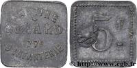 MILITARY JETONS, TOKENS AND COINS 5 Francs - Cantine Girard, 77e d’Infanterie MILITARY JETONS, TOKENS AND COINS Cholet n.d. (19,5mm, 2,33g, 6h) -