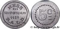 MILITARY JETONS, TOKENS AND COINS 5 Centimes - Mess des Sous-Officiers (112e) MILITARY JETONS, TOKENS AND COINS Angoulême n.d. (22mm, 0,84g, 6h) -