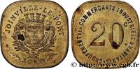 GROUP OF RETAILERS AND MANUFACTURERS ESSAI 20 Centimes - Groupement des commerçants ind GROUP OF RETAILERS AND MANUFACTURERS Joinville-Le-Pont 1918 (26mm, 4,86g, 6h) -
