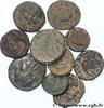 Lot de dix monnaies LOTS (mm, g, h) -