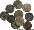Lot de dix monnaies LOTS (mm, g, h) -