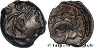FRANCE Bronze YLLYCCI à l’oiseau, dégénéré SENONES (Area of Sens) c. avant 52 AC. (16mm, 2,35g, 1h) -
