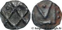 FRANCE Denier au M MEROVINGIAN COINAGE - MARSEILLE (MASSILIA) Marseille (13) s.m. (10,5mm, 1,30g, h) -