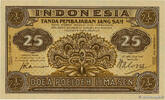 INDONESIA 25 Sen INDONESIA 25 Sen 1947 UNC -