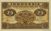 INDONESIA 25 Sen INDONESIA 25 Sen 1947 UNC -