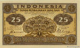 INDONESIA 25 Sen INDONESIA 25 Sen 1947 UNC -