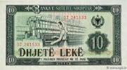 ALBANIA 10 Lekë ALBANIA 10 Lekë 1964 UNC- -