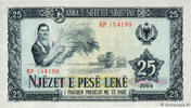 ALBANIA 25 Lekë ALBANIA 25 Lekë 1964 UNC -