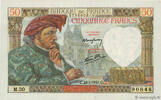 FRANCE 50 Francs JACQUES CŒUR FRANCE 50 Francs JACQUES CŒUR 1941 XF -