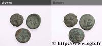 Lot de trois monnaies LOTS (mm, g, h) -