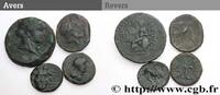Lot de quatre monnaies LOTS (mm, g, h) -