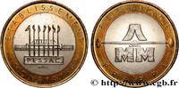 FRANCE Essai de frappe de 20 francs, bimétallique V REPUBLIC Pessac n.d. (26,86mm, 8,82g, 6h) -