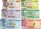 GUINEA 500 au 20000 Francs Lot GUINEA 500 au 20000 Francs Lot 2018 UNC -