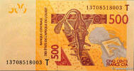 WEST AFRICAN STATES 500 Francs WEST AFRICAN STATES 500 Francs 2013 UNC -