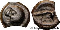 FRANCE Potin à la tête chauve HIGH AND MIDDLE SEINE Ier siècle avant J.-C. (18mm, 3,63g, 4h) -