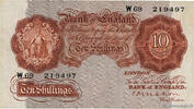 ENGLAND 10 Shillings ENGLAND 10 Shillings 1928 VF+ -