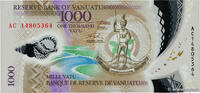 VANUATU 1000 Vatu VANUATU 1000 Vatu 2014 UNC -