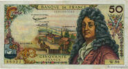 FRANCE 50 Francs RACINE FRANCE 50 Francs RACINE 1965 F+ -