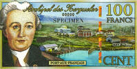 KERGUELEN 100 Francs Spécimen KERGUELEN 100 Francs Spécimen 2010 UNC -