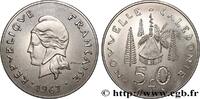 NEW CALEDONIA Essai de 50 Francs NEW CALEDONIA Paris 1967 (33mm, 14,95g, 6h) -