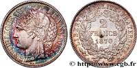 FRANCE 2 francs Cérès, avec légende III REPUBLIC Paris 1870 (27mm, 9,94g, 6h) -
