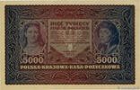 POLAND 5000 Marek POLAND 5000 Marek 1920 AU -