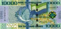 SIERRA LEONE 10000 Leones SIERRA LEONE 10000 Leones 2010 UNC -