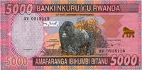 RWANDA 5000 Francs RWANDA 5000 Francs 2014 UNC -