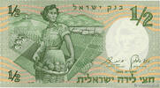 ISRAEL 1/2 Lira ISRAEL 1/2 Lira 1958 UNC -