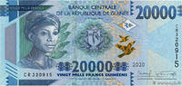 GUINEA 20000 Francs GUINEA 20000 Francs 2020 UNC -