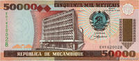 MOZAMBIQUE 50000 Meticais MOZAMBIQUE 50000 Meticais 1993 UNC -