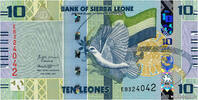SIERRA LEONE 10 Leones SIERRA LEONE 10 Leones 2022 UNC- -