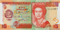 BELIZE 5 Dollars BELIZE 5 Dollars 2020 UNC -